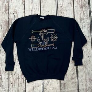 Vintage 1990s Wildwood New Jersey Travel Tourism Vacation 90s Sweatshirt